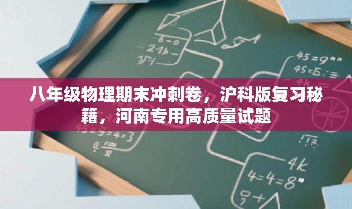 八年级物理期末冲刺卷,沪科版复习秘籍,河南专用高质量试题 八年级物理期末冲刺卷,沪科版复习秘籍,河南专用高质量试题
