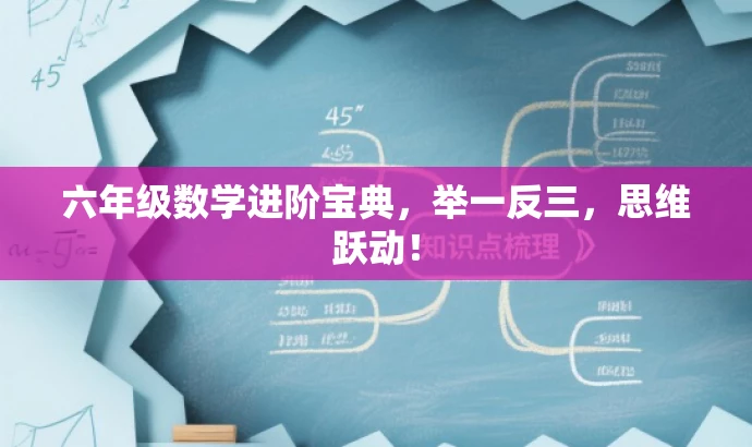 六年级数学进阶宝典,举一反三,思维跃动! 六年级数学进阶宝典,举一反三,思维跃动!