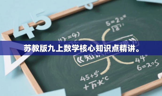 苏教版九上数学核心知识点精讲。 苏教版九上数学核心知识点精讲。