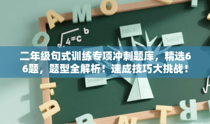二年级句式训练专项冲刺题库,精选66题,题型全解析!速成技巧大挑战! 二年级句式训练专项冲刺题库,精选66题,题型全解析!速成技巧大挑战!