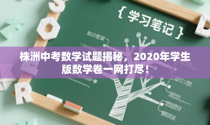 株洲中考数学试题揭秘,2020年学生版数学卷一网打尽! 株洲中考数学试题揭秘,2020年学生版数学卷一网打尽!