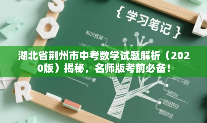 湖北省荆州市中考数学试题解析(2020版)揭秘,名师版考前必备! 湖北省荆州市中考数学试题解析(2020版)揭秘,名师版考前必备!