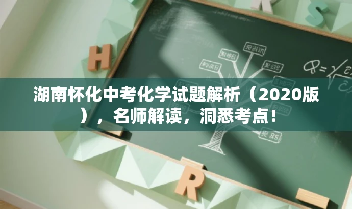 湖南怀化中考化学试题解析(2020版),名师解读,洞悉考点! 湖南怀化中考化学试题解析(2020版),名师解读,洞悉考点!