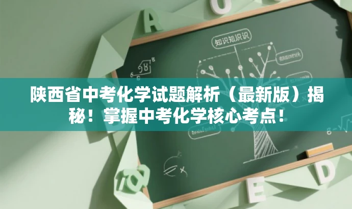 陕西省中考化学试题解析(最新版)揭秘!掌握中考化学核心考点! 陕西省中考化学试题解析(最新版)揭秘!掌握中考化学核心考点!