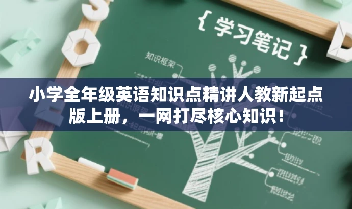 小学全年级英语知识点精讲人教新起点版上册,一网打尽核心知识! 小学全年级英语知识点精讲人教新起点版上册,一网打尽核心知识!