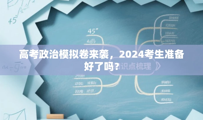 高考政治模拟卷来袭,2024考生准备好了吗? 高考政治模拟卷来袭,2024考生准备好了吗?