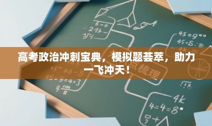 高考政治冲刺宝典,模拟题荟萃,助力一飞冲天! 高考政治冲刺宝典,模拟题荟萃,助力一飞冲天!