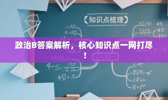 政治B答案解析,核心知识点一网打尽! 政治B答案解析,核心知识点一网打尽!