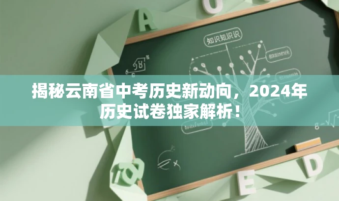 揭秘云南省中考历史新动向,2024年历史试卷独家解析! 揭秘云南省中考历史新动向,2024年历史试卷独家解析!
