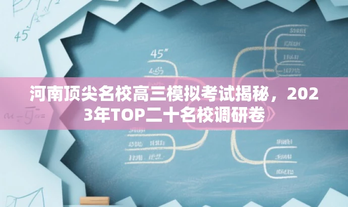 河南顶尖名校高三模拟考试揭秘,2023年TOP二十名校调研卷 河南顶尖名校高三模拟考试揭秘,2023年TOP二十名校调研卷