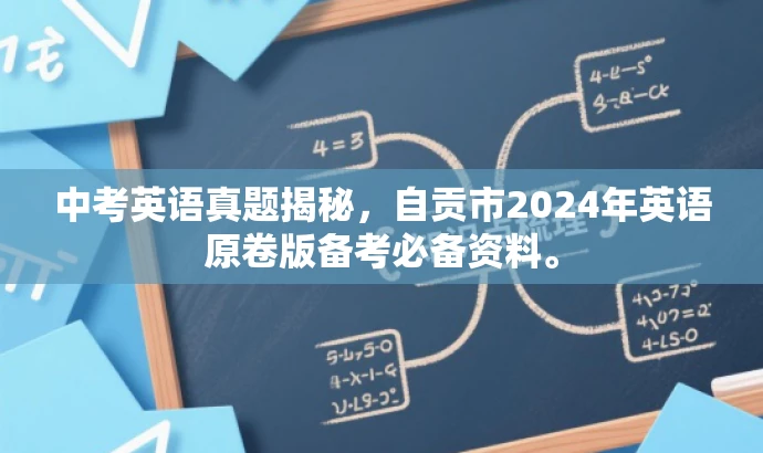 中考英语真题揭秘，自贡市2024年英语原卷版备考必备资料。