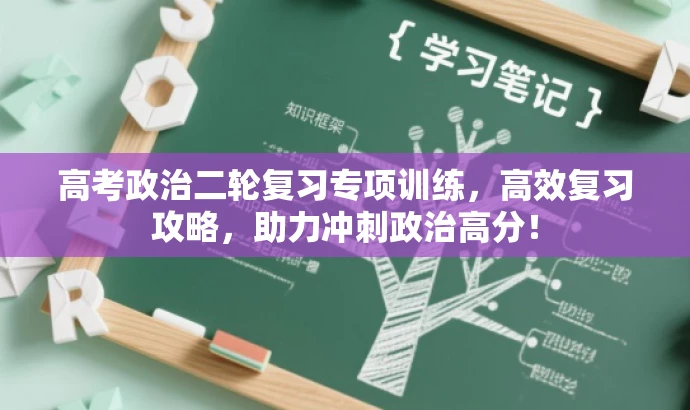 高考政治二轮复习专项训练,高效复习攻略,助力冲刺政治高分! 高考政治二轮复习专项训练,高效复习攻略,助力冲刺政治高分!