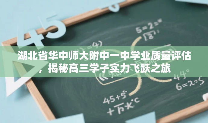 湖北省华中师大附中一中学业质量评估,揭秘高三学子实力飞跃之旅 湖北省华中师大附中一中学业质量评估,揭秘高三学子实力飞跃之旅