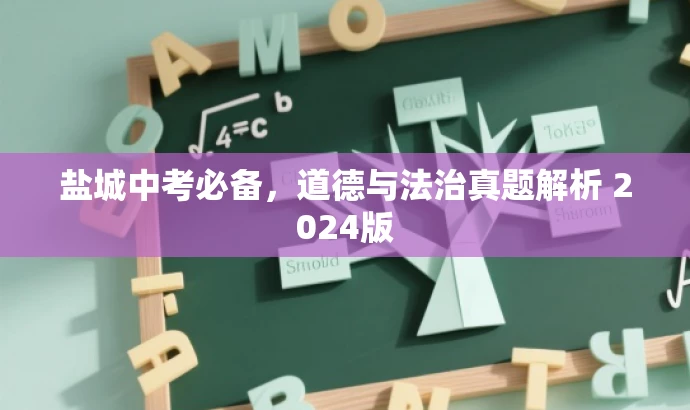 盐城中考必备,道德与法治真题解析 2024版 盐城中考必备,道德与法治真题解析 2024版