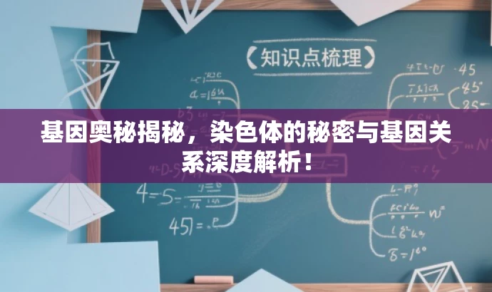 基因奥秘揭秘,染色体的秘密与基因关系深度解析! 基因奥秘揭秘,染色体的秘密与基因关系深度解析!