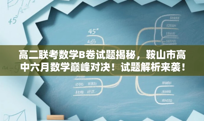 高二联考数学B卷试题揭秘,鞍山市高中六月数学巅峰对决!试题解析来袭! 高二联考数学B卷试题揭秘,鞍山市高中六月数学巅峰对决!试题解析来袭!