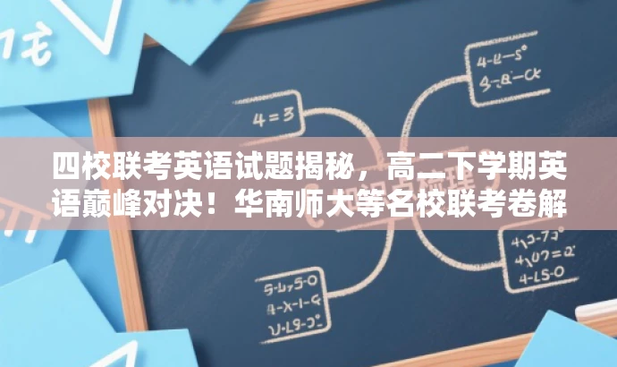 四校联考英语试题揭秘,高二下学期英语巅峰对决!华南师大等名校联考卷解析。 四校联考英语试题揭秘,高二下学期英语巅峰对决!华南师大等名校联考卷解析。