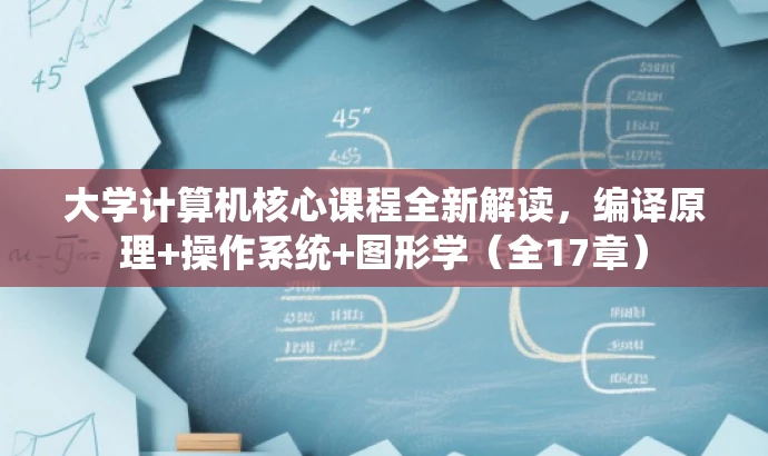 大学计算机核心课程全新解读,编译原理+操作系统+图形学(全17章) 大学计算机核心课程全新解读,编译原理+操作系统+图形学(全17章)