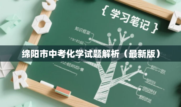 绵阳市中考化学试题解析(最新版) 绵阳市中考化学试题解析(最新版)