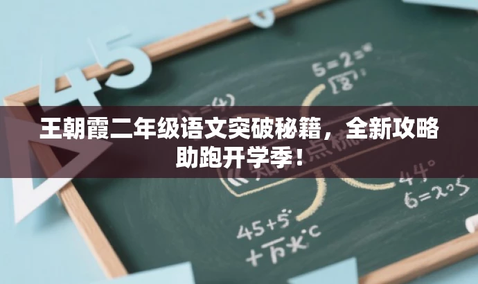 王朝霞二年级语文突破秘籍,全新攻略助跑开学季! 王朝霞二年级语文突破秘籍,全新攻略助跑开学季!