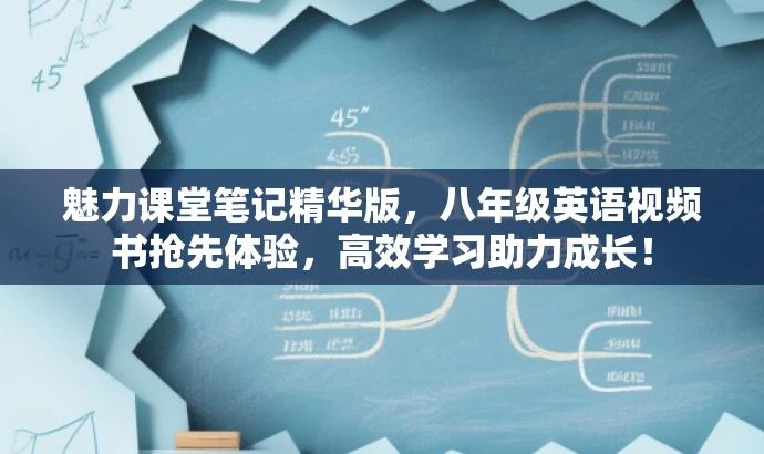 魅力课堂笔记精华版,八年级英语视频书抢先体验,高效学习助力成长! 魅力课堂笔记精华版,八年级英语视频书抢先体验,高效学习助力成长!
