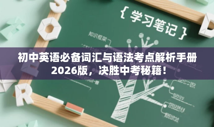 初中英语必备词汇与语法考点解析手册 2026版,决胜中考秘籍! 初中英语必备词汇与语法考点解析手册 2026版,决胜中考秘籍!
