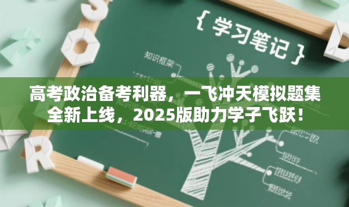 高考政治备考利器,一飞冲天模拟题集全新上线,2025版助力学子飞跃! 高考政治备考利器,一飞冲天模拟题集全新上线,2025版助力学子飞跃!