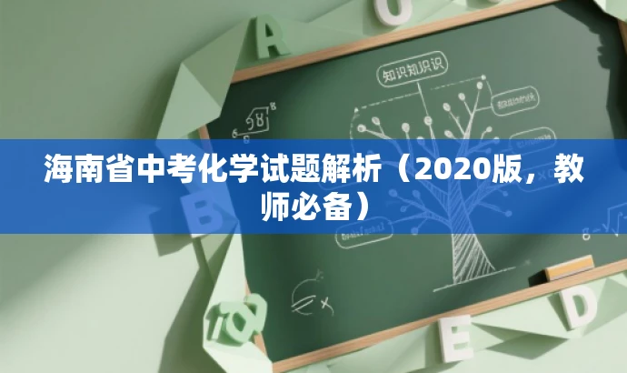 海南省中考化学试题解析(2020版,教师必备) 海南省中考化学试题解析(2020版,教师必备)