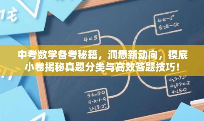 中考数学备考秘籍,洞悉新动向,摸底小卷揭秘真题分类与高效答题技巧! 中考数学备考秘籍,洞悉新动向,摸底小卷揭秘真题分类与高效答题技巧!