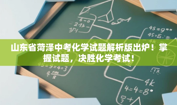 山东省菏泽中考化学试题解析版出炉!掌握试题,决胜化学考试! 山东省菏泽中考化学试题解析版出炉!掌握试题,决胜化学考试!