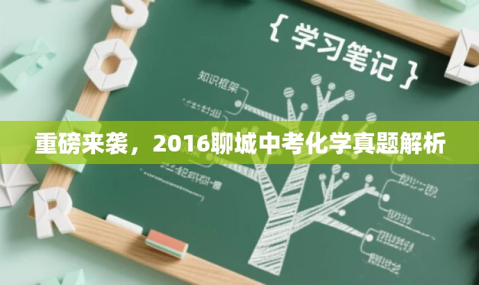 重磅来袭,2016聊城中考化学真题解析 重磅来袭,2016聊城中考化学真题解析