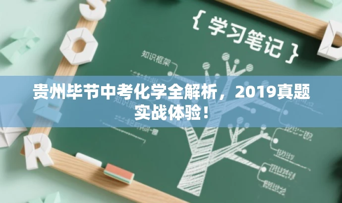 贵州毕节中考化学全解析,2019真题实战体验! 贵州毕节中考化学全解析,2019真题实战体验!