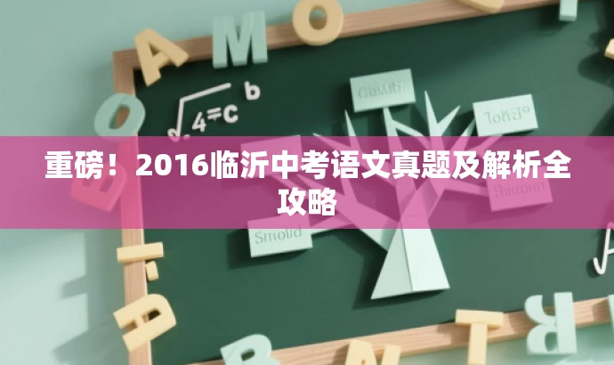 重磅!2016临沂中考语文真题及解析全攻略 重磅!2016临沂中考语文真题及解析全攻略