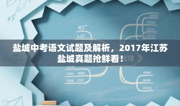 盐城中考语文试题及解析,2017年江苏盐城真题抢鲜看! 盐城中考语文试题及解析,2017年江苏盐城真题抢鲜看!
