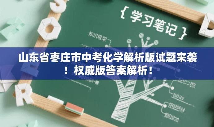 山东省枣庄市中考化学解析版试题来袭!权威版答案解析! 山东省枣庄市中考化学解析版试题来袭!权威版答案解析!