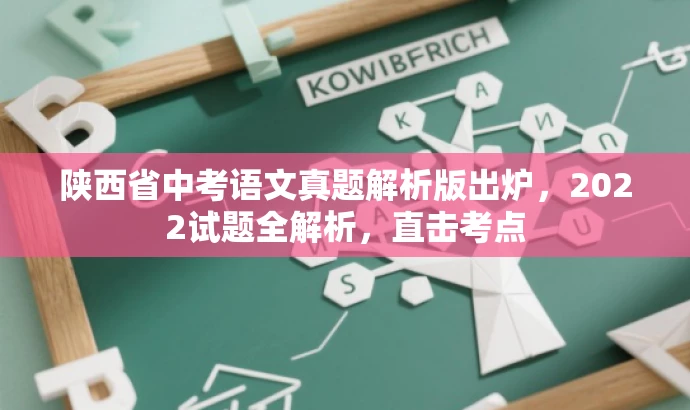 陕西省中考语文真题解析版出炉,2022试题全解析,直击考点 陕西省中考语文真题解析版出炉,2022试题全解析,直击考点