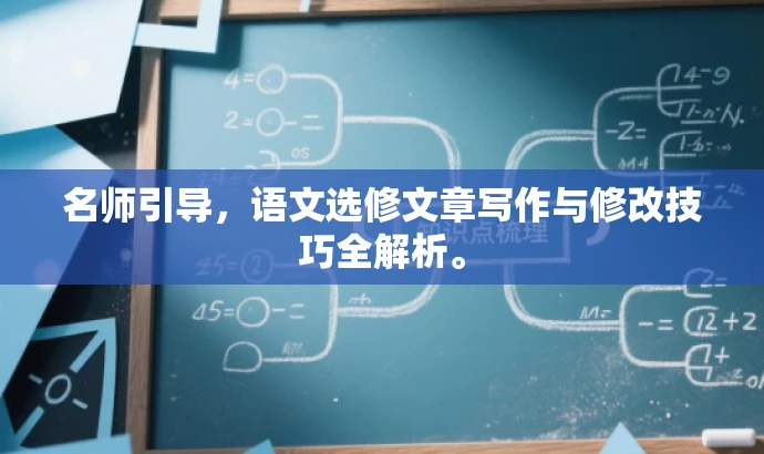 名师引导,语文选修文章写作与修改技巧全解析。 名师引导,语文选修文章写作与修改技巧全解析。