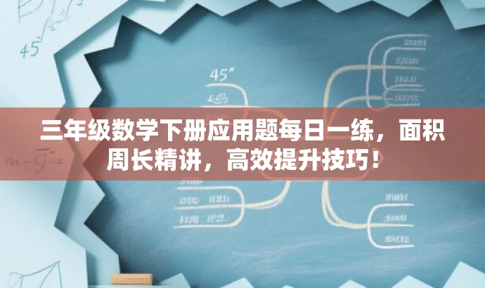 三年级数学下册应用题每日一练,面积周长精讲,高效提升技巧! 三年级数学下册应用题每日一练,面积周长精讲,高效提升技巧!