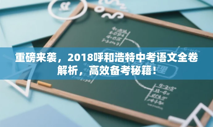 重磅来袭,2018呼和浩特中考语文全卷解析,高效备考秘籍! 重磅来袭,2018呼和浩特中考语文全卷解析,高效备考秘籍!