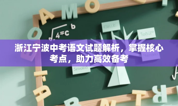浙江宁波中考语文试题解析,掌握核心考点,助力高效备考 浙江宁波中考语文试题解析,掌握核心考点,助力高效备考
