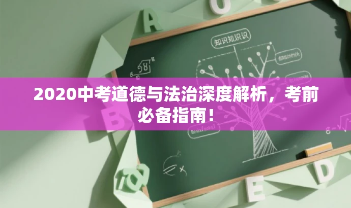 2020中考道德与法治深度解析，考前必备指南！