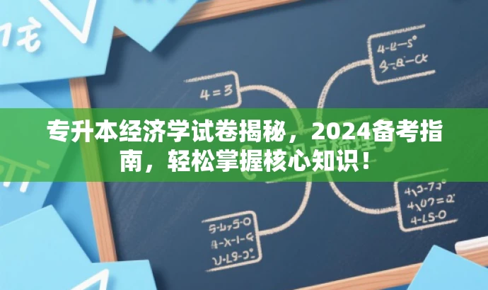 专升本经济学试卷揭秘,2024备考指南,轻松掌握核心知识! 专升本经济学试卷揭秘,2024备考指南,轻松掌握核心知识!
