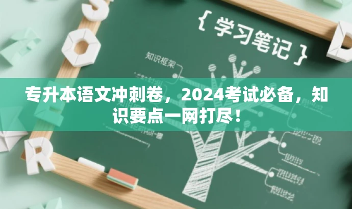 专升本语文冲刺卷,2024考试必备,知识要点一网打尽! 专升本语文冲刺卷,2024考试必备,知识要点一网打尽!