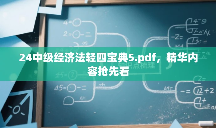 24中级经济法轻四宝典5.pdf,精华内容抢先看 24中级经济法轻四宝典5.pdf,精华内容抢先看