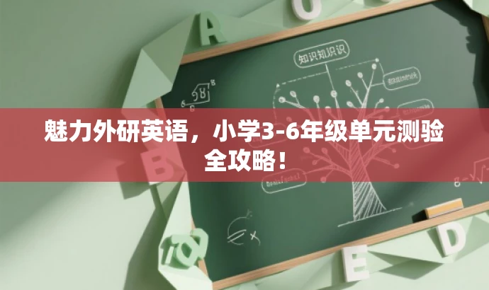 魅力外研英语,小学3-6年级单元测验全攻略! 魅力外研英语,小学3-6年级单元测验全攻略!