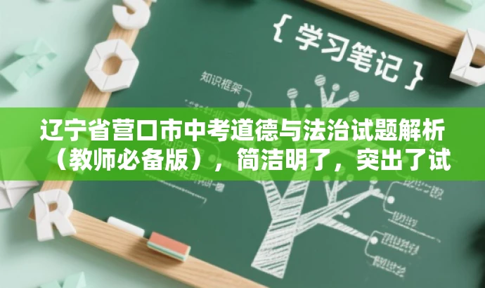 辽宁省营口市中考道德与法治试题解析(教师必备版),简洁明了,突出了试题解析的核心价值,同时强调这是教师必备的资料,能够吸引教师的注意力,符合目标人群需求。 辽宁省营口市中考道德与法治试题解析(教师必备版),简洁明了,突出了试题解析的核心价值,同时强调这是教师必备的资料,能够吸引教师的注意力,符合目标人群需求。
