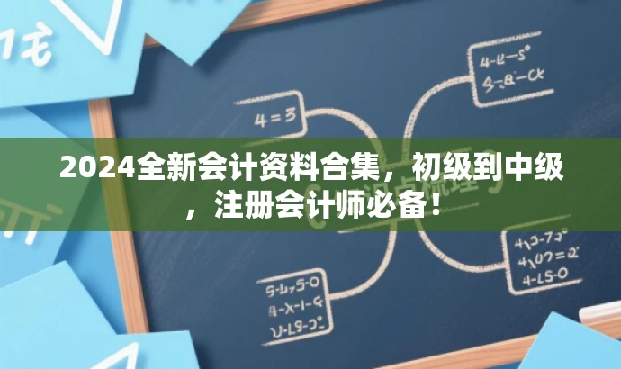 2024全新会计资料合集,初级到中级,注册会计师必备! 2024全新会计资料合集,初级到中级,注册会计师必备!