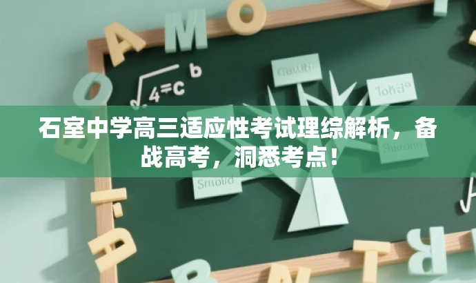 石室中学高三适应性考试理综解析,备战高考,洞悉考点! 石室中学高三适应性考试理综解析,备战高考,洞悉考点!