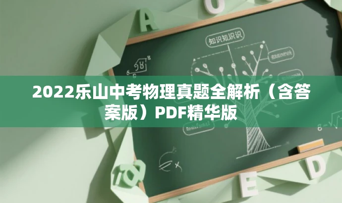 2022乐山中考物理真题全解析(含答案版)PDF精华版 2022乐山中考物理真题全解析(含答案版)PDF精华版