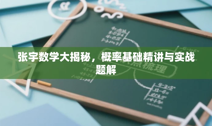张宇数学大揭秘,概率基础精讲与实战题解 张宇数学大揭秘,概率基础精讲与实战题解